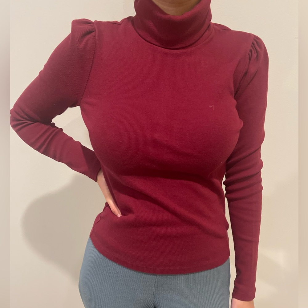44 GAP: Maroon turtleneck
